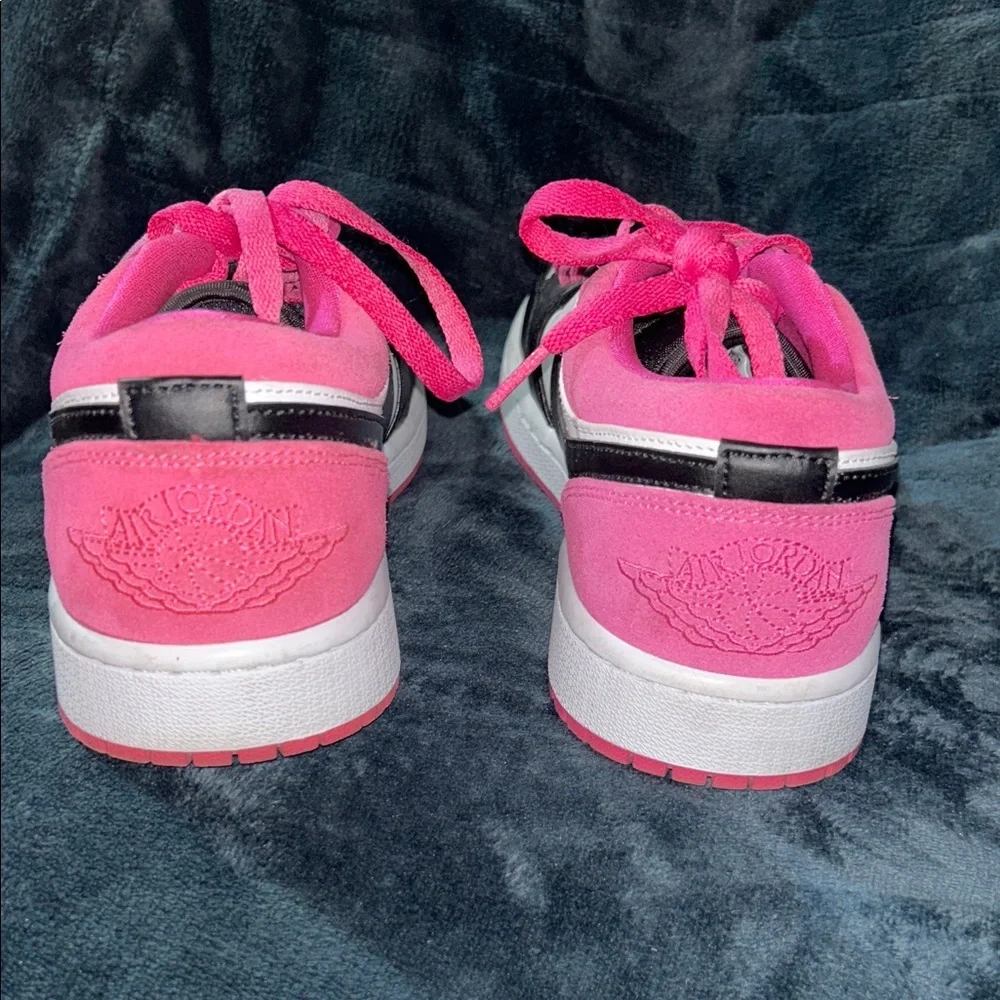 Nike Air Jordan Low Black White Pink Sneakers